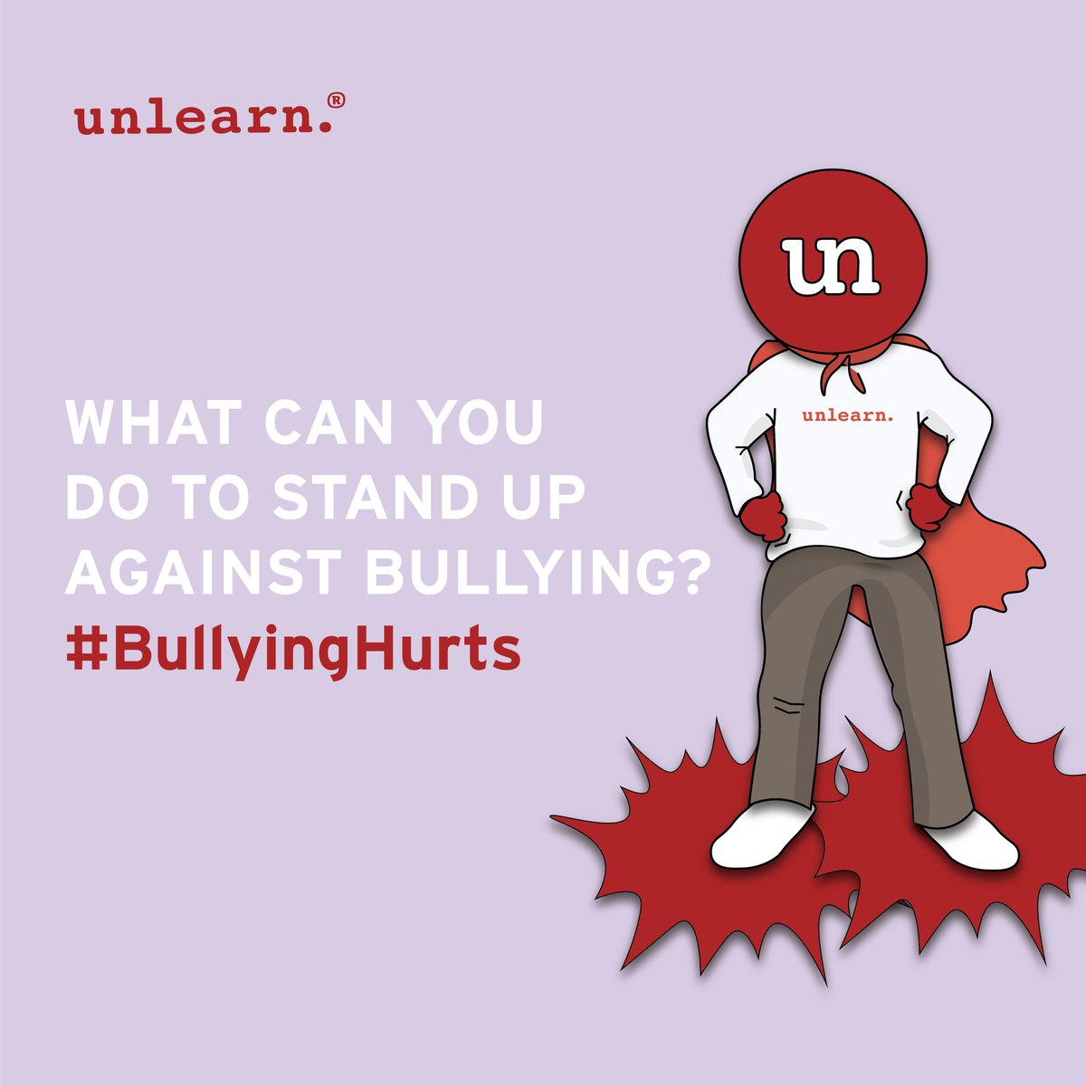 unlearn_com's tweet photo. 3 Ways To Stand Up Against Bullying | P1 ➡️ When someone is bullied it can hurt one's confidence/make them feel powerless. We can all do our part to let them know we care! 🤝🏽Do you remember a time when you felt excluded? Follow 4 P2!💪🏽#unlearnhate #blueup #bullyinghurts #bekind https://t.co/kCD4pWP1mo
