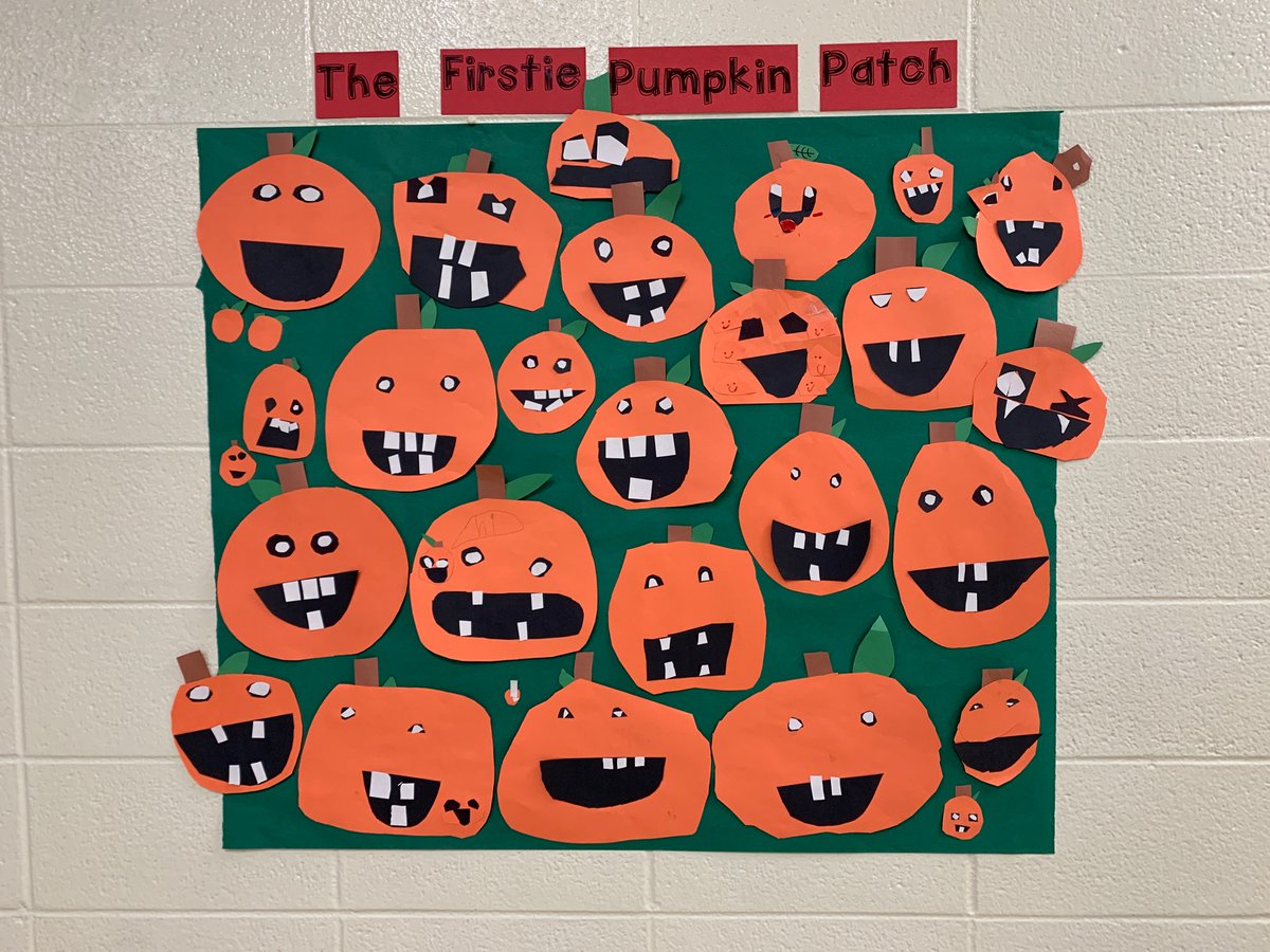 ChildsSchool's tweet photo. The #pumpkins are ready for picking! Hereβs the #firstie patch! https://t.co/LreQsb8vvF