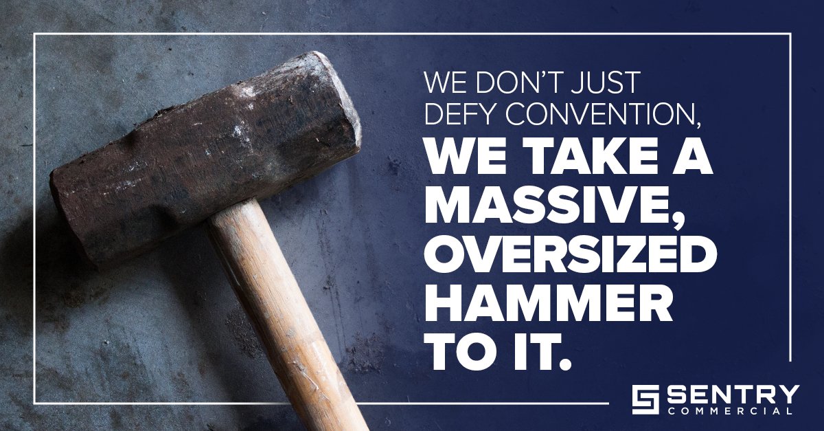 Sentry_Comm's tweet photo. Take that, industry norms. Most CRE firms hoard their contacts, their relationships and their data. Not Sentry Commercial. We share it all and do whatever it takes to best serve the interests of our clients. 

Learn more about our construction management: 
https://t.co/C4q0tZcPKS https://t.co/ZX1beiSooD