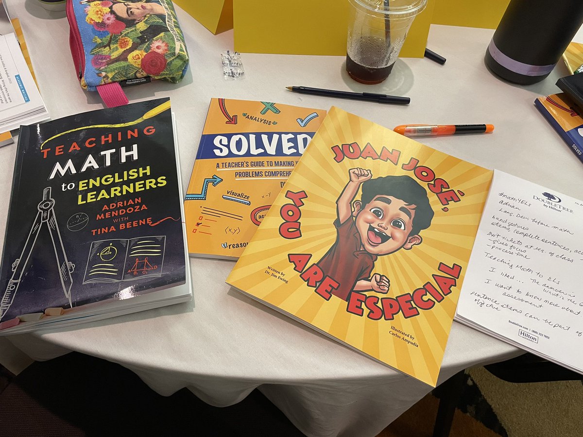 LMHuerta19's tweet photo. “There is language in math class.” Great day of learning language development strategies while teaching math to our emergent bilingual students. Thank you @iisdbil_esl for the opportunity to spend the day with @Seidlitz_Ed @adrianmendozaed @TBeeneEdu @EwingLearning #Math4ELs https://t.co/fObHY1w6ZL