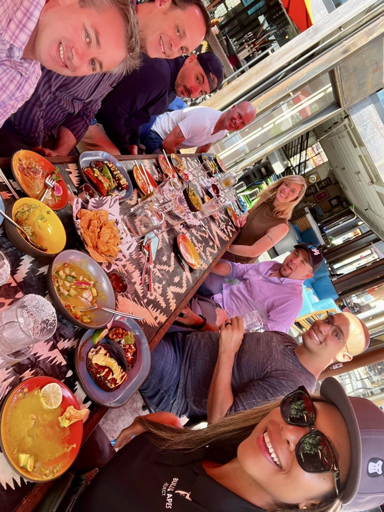 TessRobinsonVC's tweet photo. Best part of #Web3 friends is it’s never “goodbye” but always “See you later!” 💜
@JordacheJohnson @iSocialFanz @delphykat_ @elwaytogo @Cheesecake848
#NFTCommunity #IRL #Frens #cbiz22 #TacoTuesday https://t.co/S6Mi9718WK