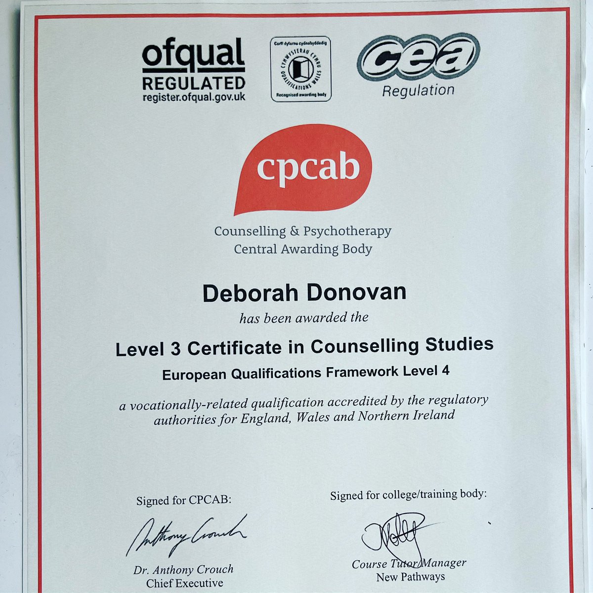 De_Bee__'s tweet photo. REALLY don’t know how I managed this - Level 3 certificate in Counselling Studies 🥹
#semicolon #thisfarbygrace #despiteeverything #mentalhealthawareness https://t.co/R9ekhz6i8h