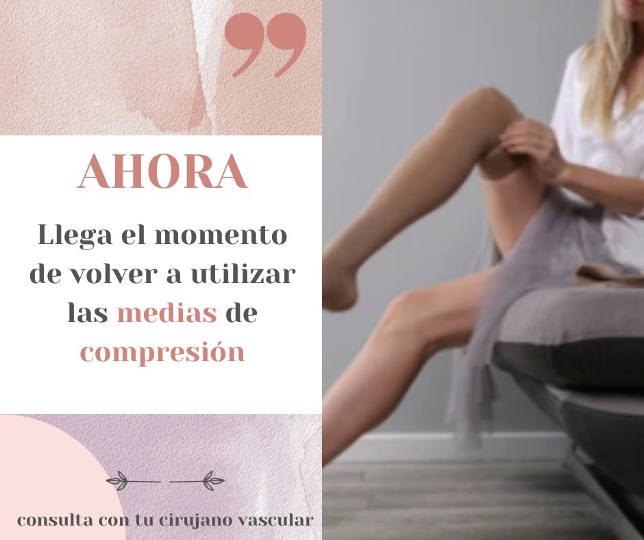 Doctorrial's tweet photo. Las medias de compresión favorecen el retorno venoso.
#doctorrial #varices #piernascansadas #cirugiavascular https://t.co/w7tquu0hMW
