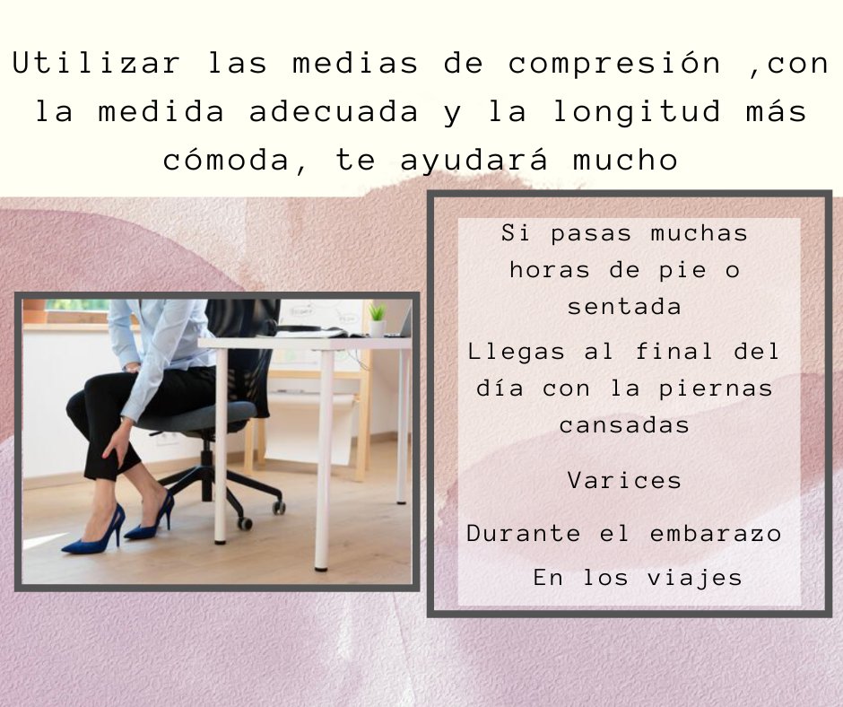 Las medias de compresión favorecen el retorno venoso.
#doctorrial #varices #piernascansadas #cirugiavascular