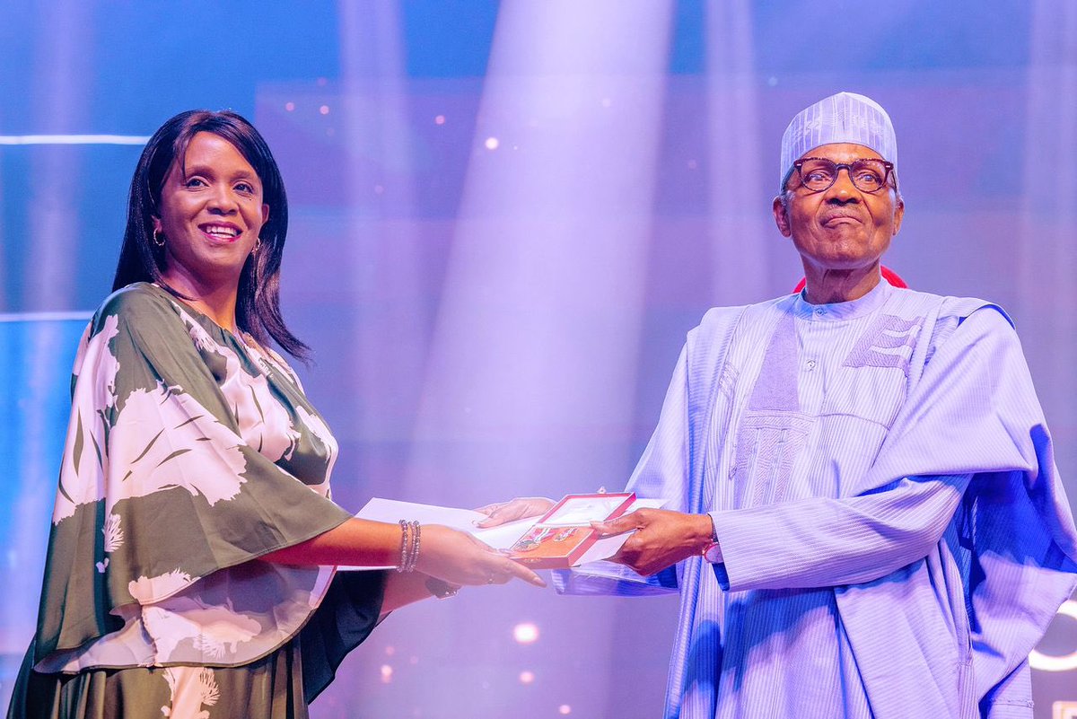 Deeply honoured to be conferred alongside other esteemed colleagues as “Officer of the Order of the Niger” by President <a href="/MBuhari/">Muhammadu Buhari</a> - received by my dear wife <a href="/VIhekweazu/">Vivianne Ihekweazu</a> 

Privileged to accept on behalf of excellent &amp; committed team at <a href="/NCDCgov/">NCDC</a>, who give their all to public service