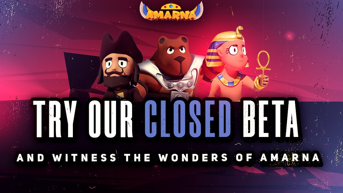 We hope there is no one left that have not tried our closed beta. 👀

Amarna’s closed beta offers a great gameplay with #NFT characters. 🕹

With your feedbacks we dream to become a better #P2E game! 💰