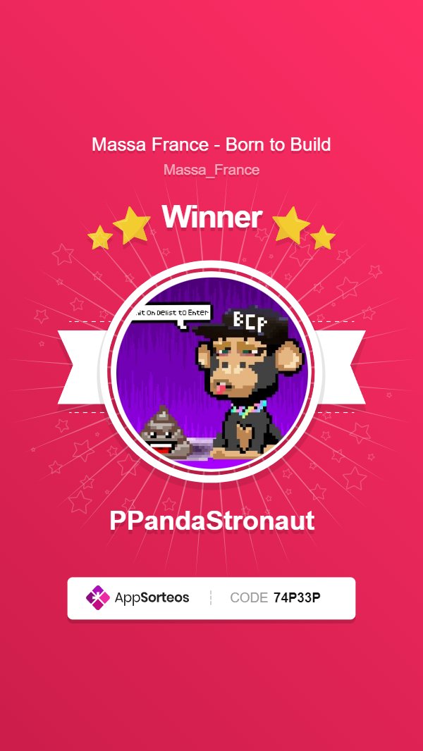 Massa_France's tweet photo. Et le gagnant est... @PPandaStronaut 

Le tirage au sort a été effectué via @app_sorteos_ok 
Code : 74P33P
https://t.co/D7HNHW5WzE

Félicitation au nouveau gagnant ! :) https://t.co/Li9hFzqbjU