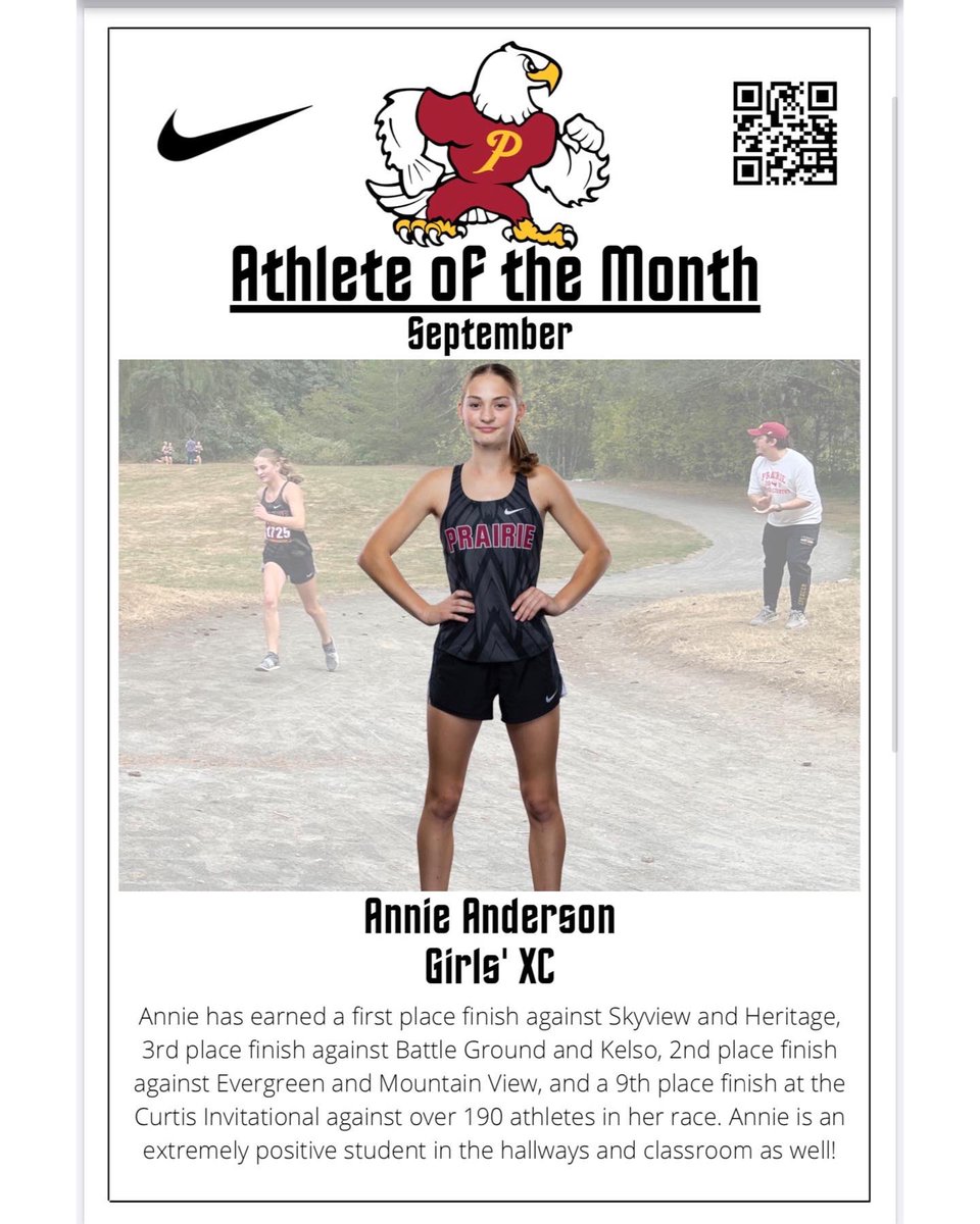 Prairie_AD's tweet photo. September Athlete and Coach of the Month 🏆🅿️ https://t.co/JxT5dkTfdF