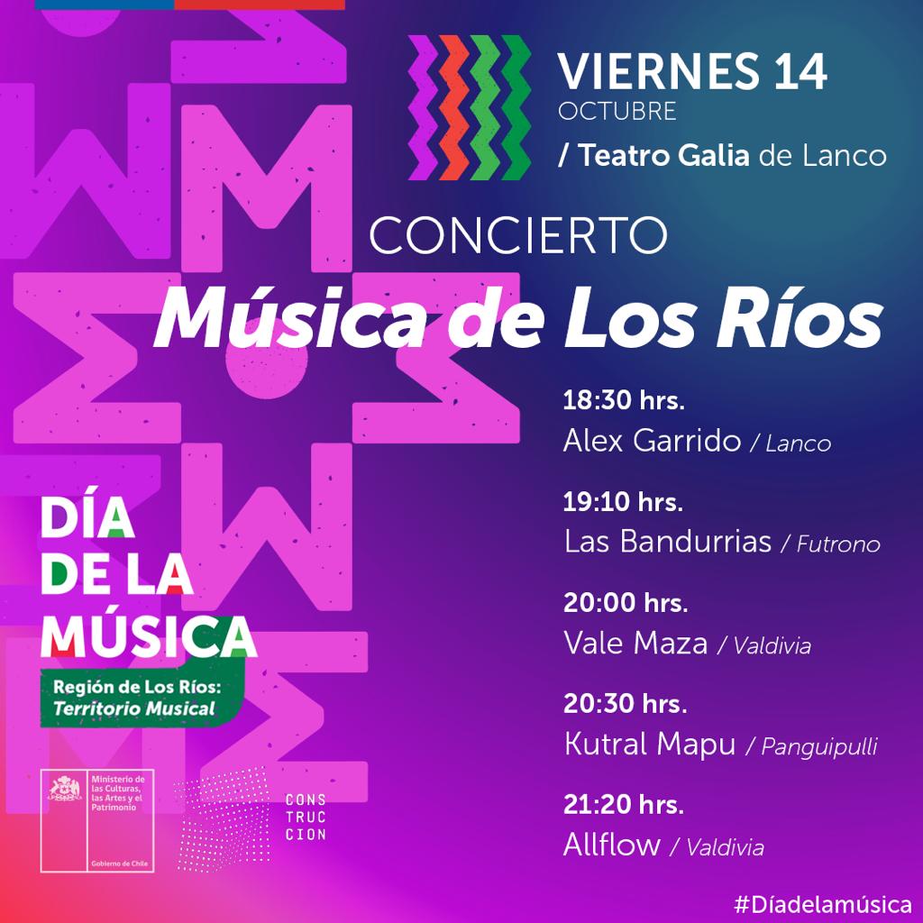 KutralMapu's tweet photo. #Díadelamúsica #Lanco #TeatroGalia
@RedEspaciosCult https://t.co/wrb1cQccif