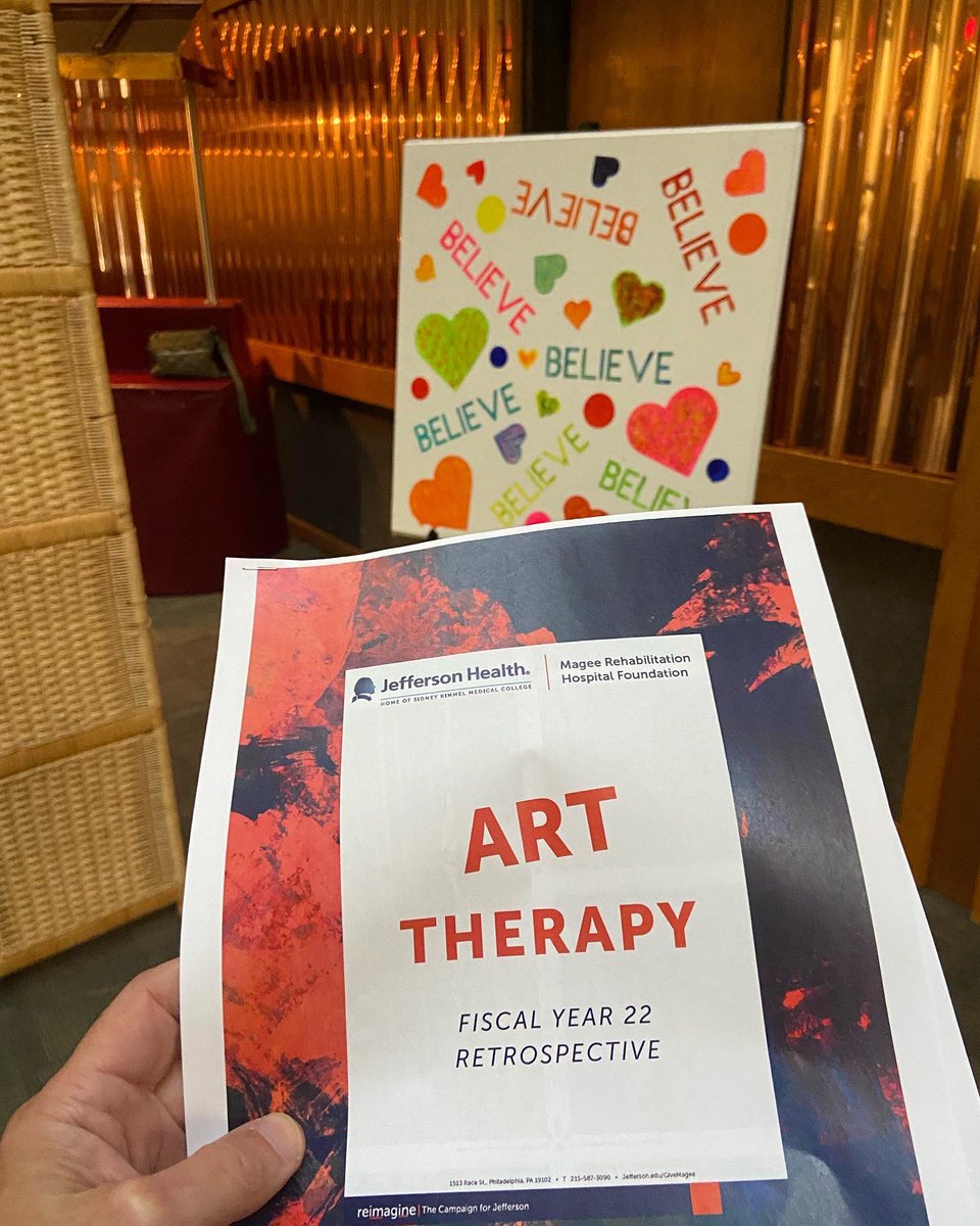 #artheals @MageeRehab 
Art is a picture of our soul…🎨❤️
#arttherapy