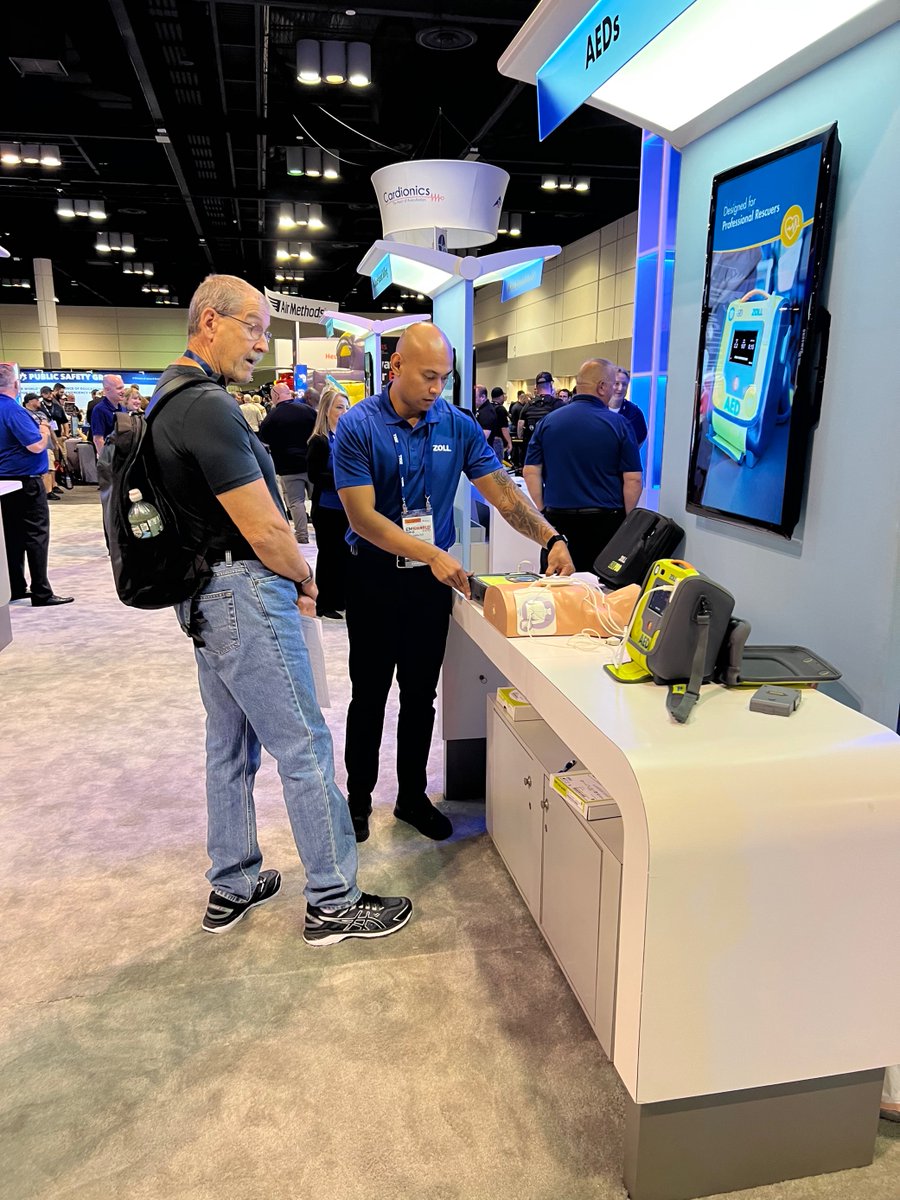 MedicalZoll's tweet photo. At this year's EMS World Expo (October 16-19), stop by our booth (#1903) to learn more about how our medical products and software solutions EMS and fire professionals provide life-saving care daily. #medical #ZOLLResus #ZOLLData #orlandofl @EMSWorldOFCL @zollemsfire https://t.co/861M9WUFaz