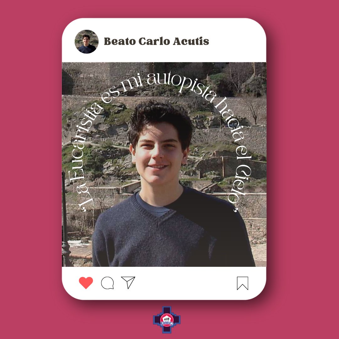 DIEC_txtJ's tweet photo. Beato Carlo Acutis

Se le conoce como el “ciberapóstol de la Eucaristía”, porque su profundo amor al Santísimo Sacramento lo llevó a crear un sitio web donde expuso los milagros eucarísticos del mundo.

#CarloAcutis #catolicos #iglesia #jovenes #cyberapostol #txtJ https://t.co/EgXyFqxlCZ