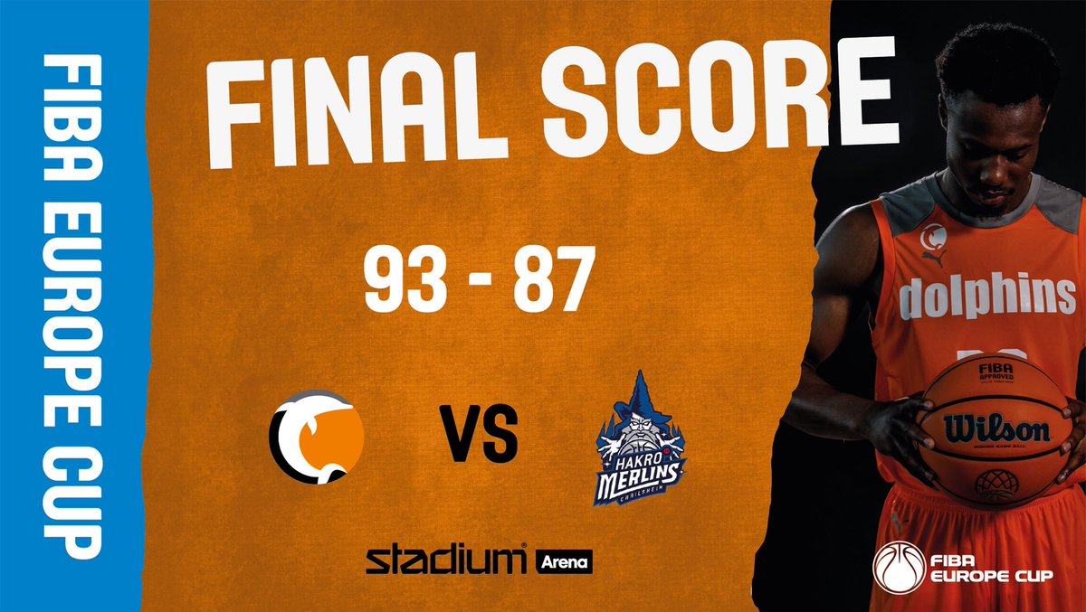 En fin start på Europaäventyret. 

#förNorrköping #dolphinsbasket #FIBAEuropeCup