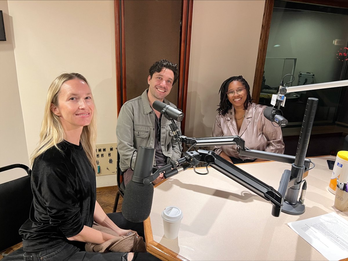 .@LiquidMusic_ creative producer @KNordstrum and composer & orchestrator Daniel Wohl joined @nikealerose on @909WGUC to discuss all things Sun Dogs. Enjoy the interview and see Sun Dogs FRI-SUN at Music Hall. Tickets→ bit.ly/CSO-Sun-Dogs Listen→ bit.ly/3VzsaDd