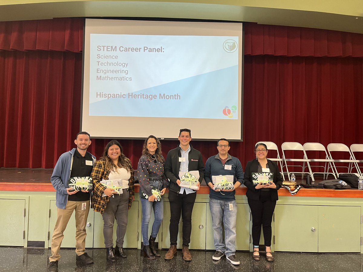 Got to participate in the #HispanicHeritage Latin@s STEM Career Panel @ Muwekma Ohlone Middle in San Jose. I cannot express how important giving back to community is. If we “made it” whatever that may mean to you, it is so important to help others get there too. #todospodemos