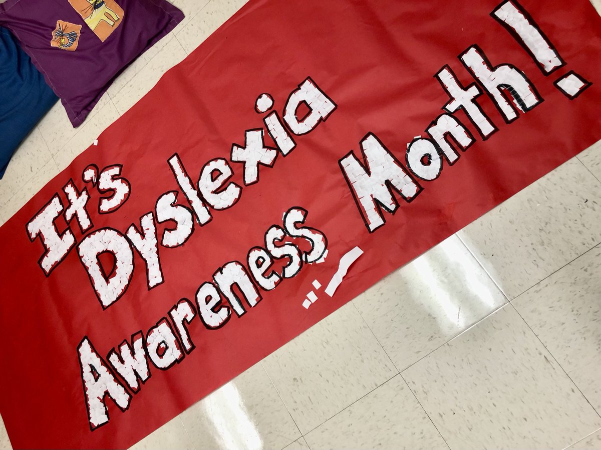 No white paint? No problem!@Cambridge_AH⁩  problem solving is a super power for my students. Repurpose paper scraps to get the job done. #GoRedForDyslexia ⁦<a href="/Celebr8Dyslexia/">Celebrate Dyslexia</a>⁩