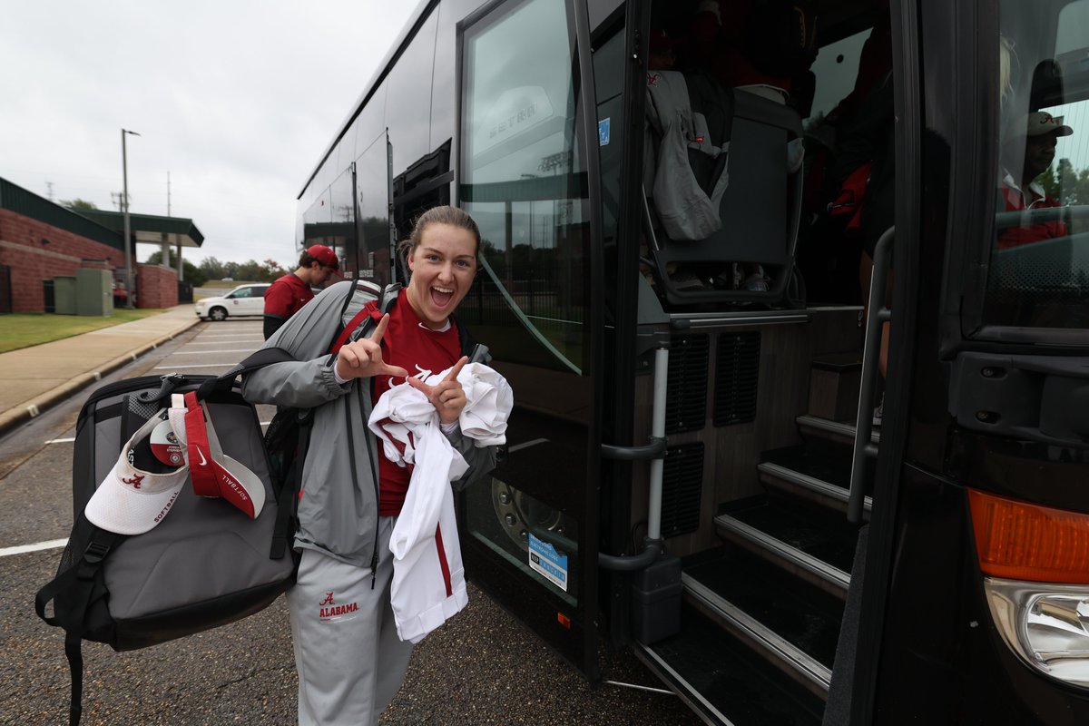 Alabama Softball on Twitter "See you soon Albertville!🚌 ️ Team27 