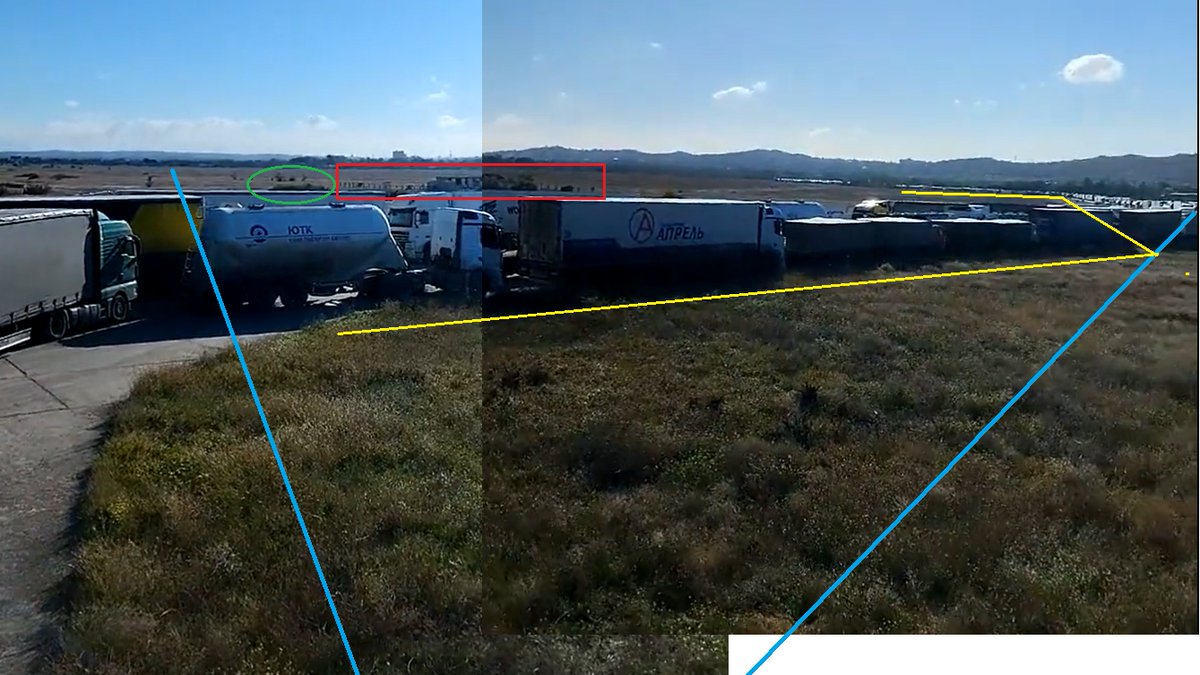 MCantow's tweet photo. @bayraktar_1love #geolocation
📍(POV): 45.372395, 36.40075
🗺️ https://t.co/MS2a1DL1LA

#chronolocation
⌚️📅 video most likely taken on 2022-10-11 (yesterday) around 9:30 a.m. local time: https://t.co/7bpLbiI3Ij

#Ukraine #Crimea #Kerch #Crimeanbridge #Крим #Керч #Крым #Керчь #E97 https://t.co/6cr7dGiaox