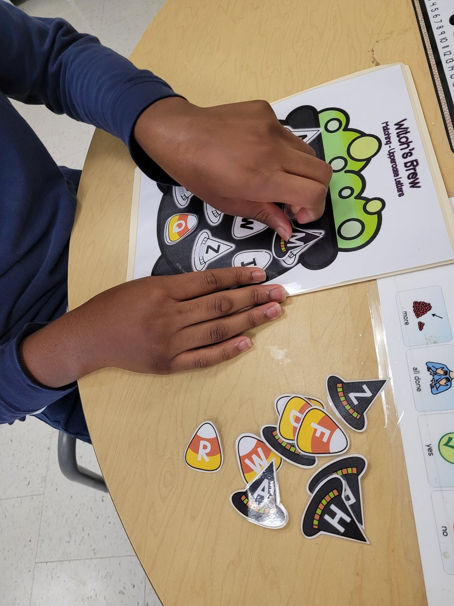 MrsMCosta1's tweet photo. Retweet: My ME students enjoyed the fun hands on activities in preparation for Halloween. Just one of the Functional Numeracy activities created by @theexceptionalplayground
#educator #Numeracy #halloween @TCDSB https://t.co/tS8u40lIA9