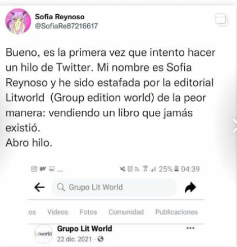 Bysofi8's tweet image. Como el otro hilo se cayó ya que me cerraron la cuenta por subir imágenes privadas (chats), vuelvo a subir mi testimonio pero sin las imágenes así perdura, porque si hay algo de lo que no me arrepiento es de haber denunciado públicamente a esta gente #litworldestafa