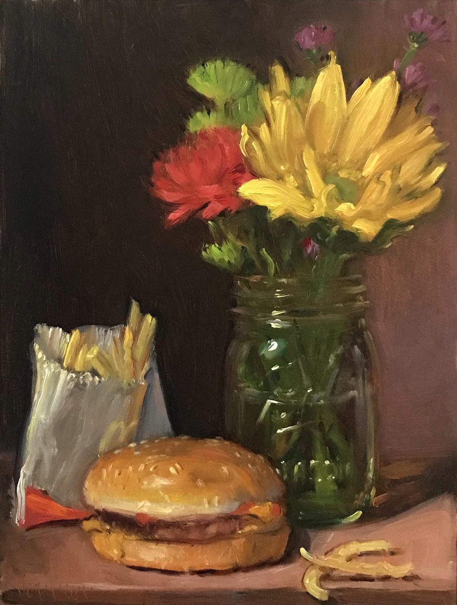 I’m doing a Giveaway🍔 Win this signed print: to enter just comment and tag someone.. GOOD LUCK!!