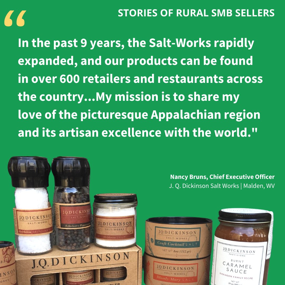 We were included in a national study of rural small businesses, by @datacatalystorg, and how they can be successful at growing revenue from remote areas. 
datacatalyst.org/reports/super-…