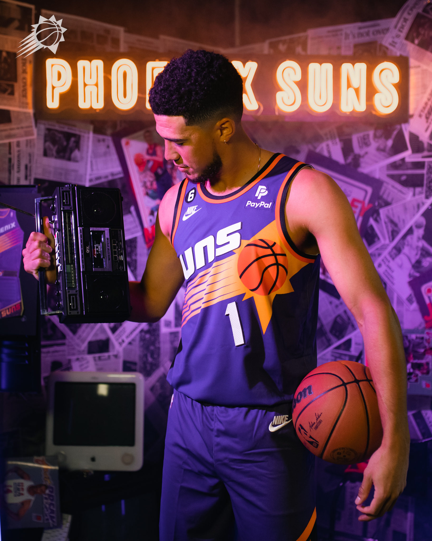 devin booker suns throwback jersey