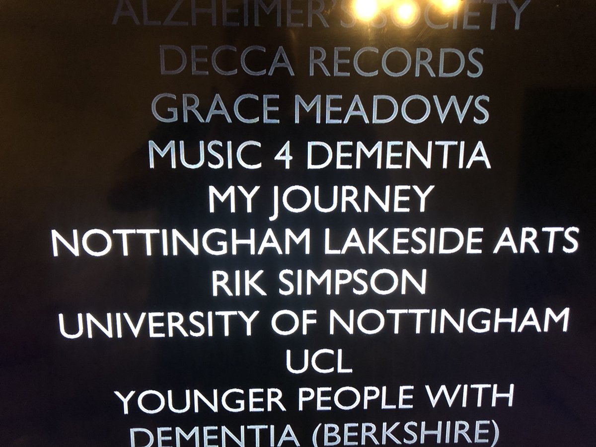 Blooming understatement of the century to say how proud we all are to be part of <a href="/OurDemChoir/">Our Dementia Choir with Vicky McClure</a> ‘s journey. Roll the credits ……. #Dementia #care #community #transport
