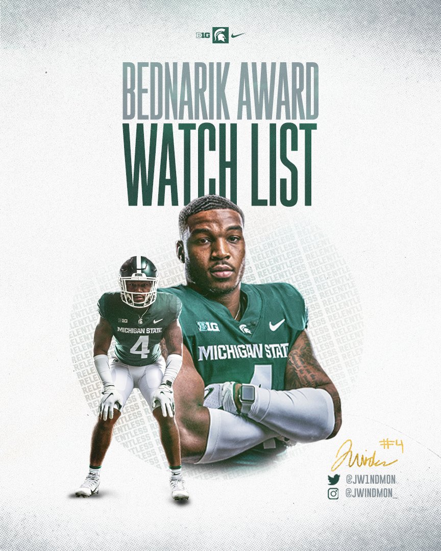 The guy to watch. @JW1NDMON has been added to the Bednarik Award Watch List 🏆👀