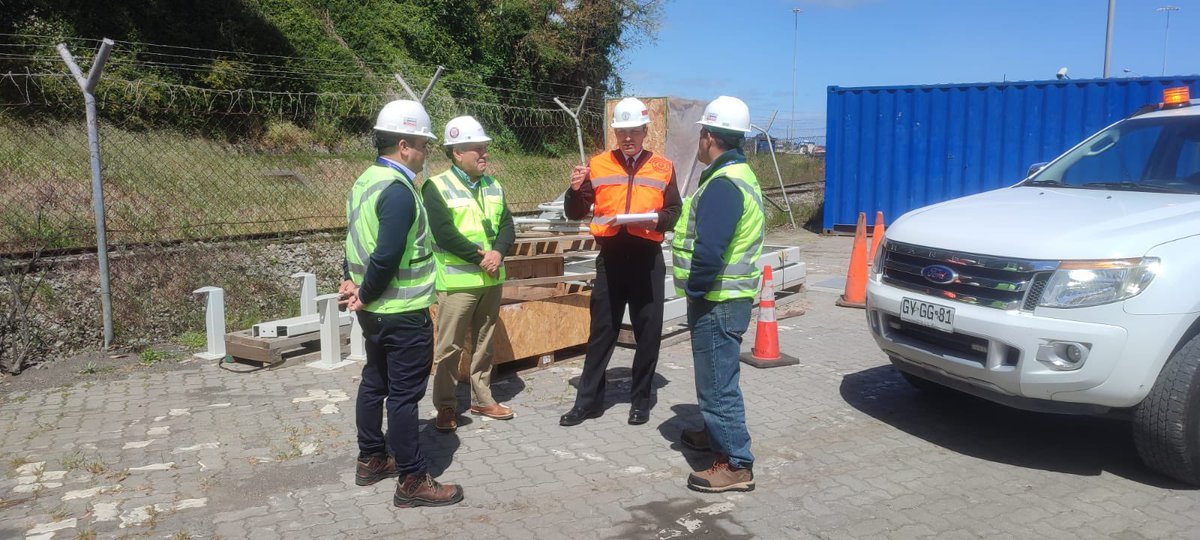 Capuertolir's tweet image. Con el propósito de mantener los estándares de protección portuaria, se lleva a cabo auditoría externa de verificación anual de #CodigoPBIP #ISPS, a Instalación Portuaria #DPWorld #Lirquén @Armada_Chile @DGTM_Chile @mundomaritimo