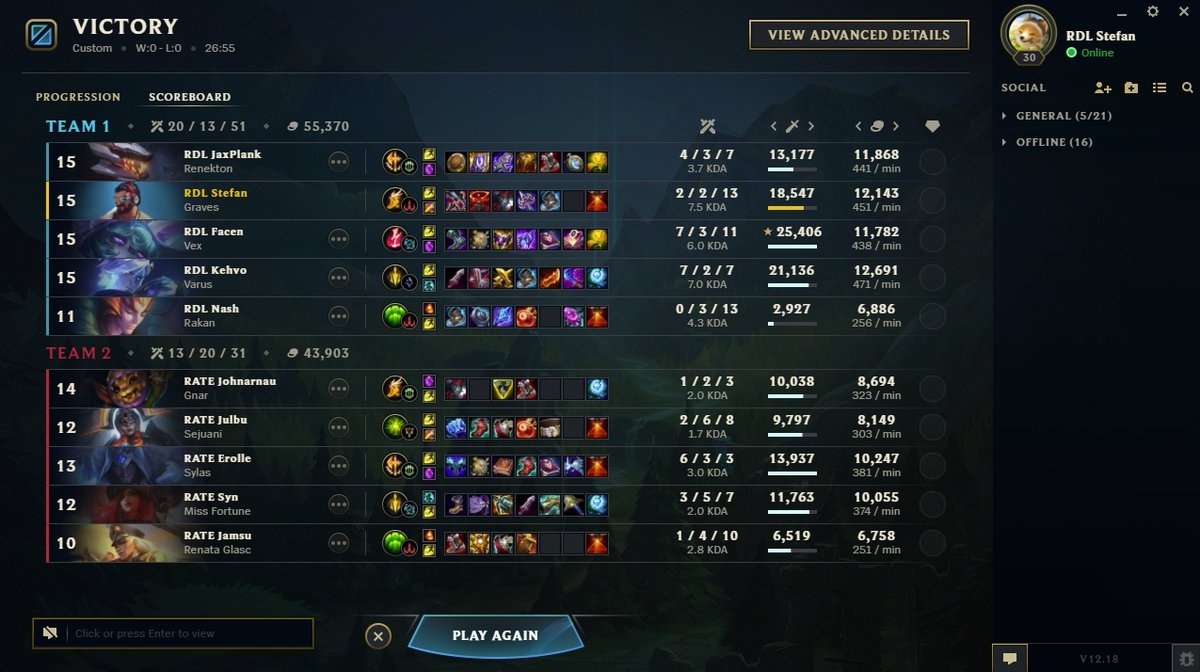 6-0 in groups we go playoffs, ggs

#NLC
