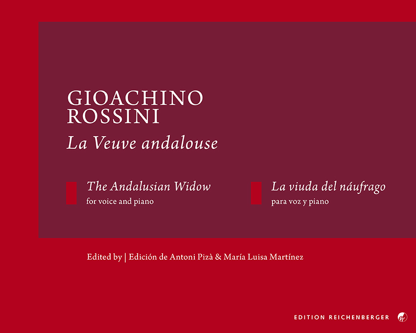 «La Veuve andalouse» presents the first and only facimile and critical edition of Rossini’s song. It includes lyrics in all the languages of the first printed versions, several unknown Rossini letters, illustrations, and many contemporaneous reviews. reichenberger.de/Pages/dem_n1.h…