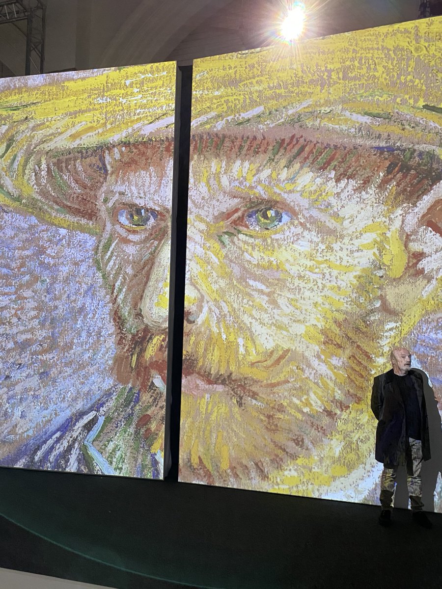 Got immersed in #VanGoghAliveBradford this evening. Very cool and def. worth a visit.