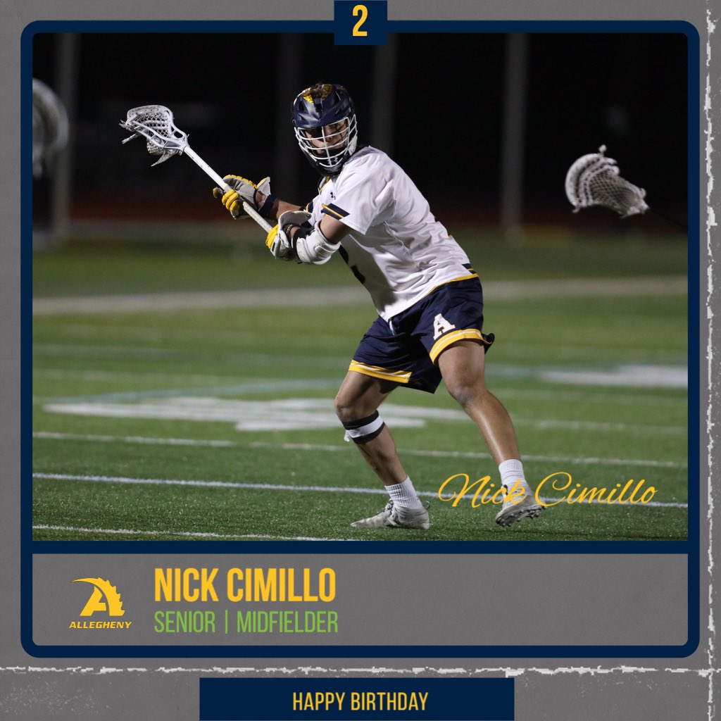 Allegheny College Men's Lacrosse tweet media
