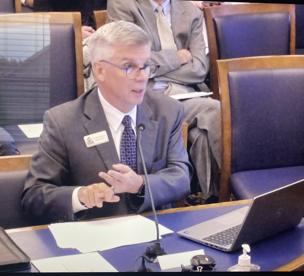 Proud of David Marcotte today as he presented to the IN General Assem. Study Committee on Fiscal Policy about complexity funding 4 public schools. He is fighting the good fight for the students of Indiana as the Executive Director of IUSA!Well done Dr. Dave! 
#publicschoolsmatter