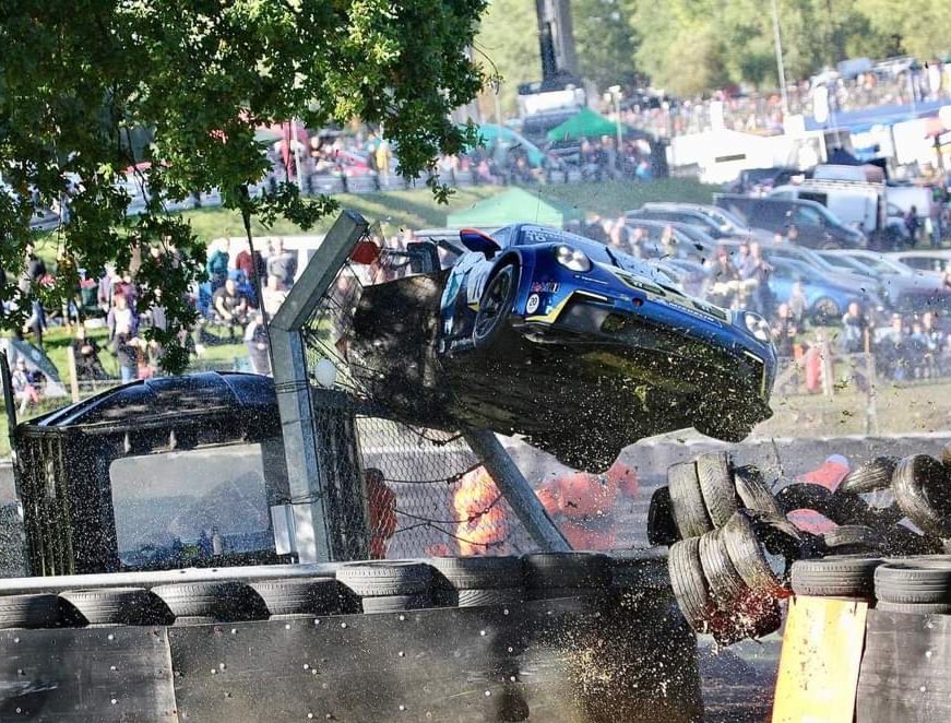 Brands Hatch on Sunday. Makes you realise how unpredictable racing can be. Luckily all OK. Hugely positive feedback on rescue and marshal teams that attended.