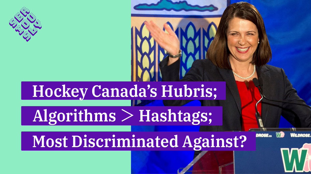 SupriyaAndRyan's tweet photo. #HockeyCanada finally takes action, @PierrePoilievre denies knowledge of an incel-y hashtag on campaign videos, and #DanielleSmith steps in it on day one as #ABPremier.
Make sense of the headlines with us in Ep. 11 of #SeriouslyPod: https://t.co/UUKVumbWqz #cdnpoli #abpoli https://t.co/xwDWGWpdow
