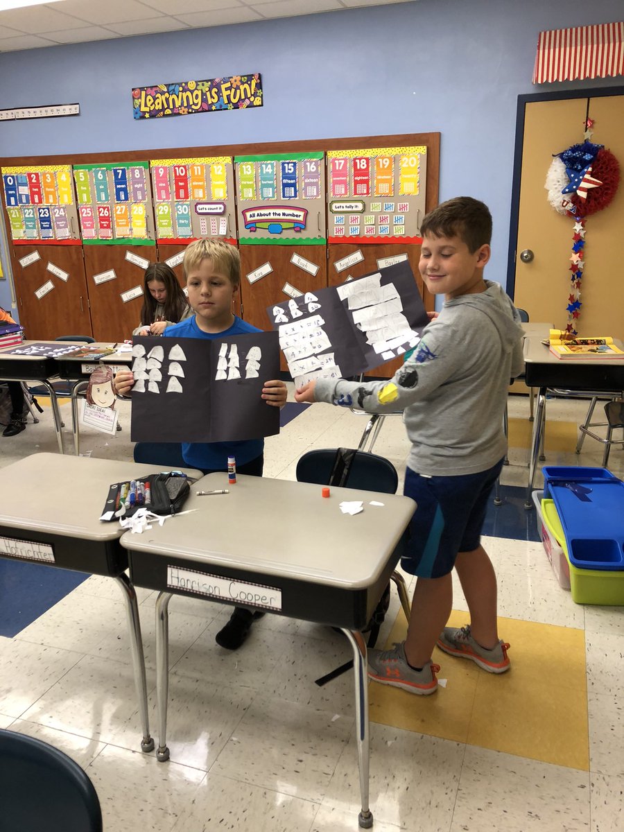 PattyFrancis15's tweet photo. Ghostly Math! Third graders are trying different ways of learning multiplication and the commutative property@RSDRams@ringgoldnorth https://t.co/9weHCocs7r