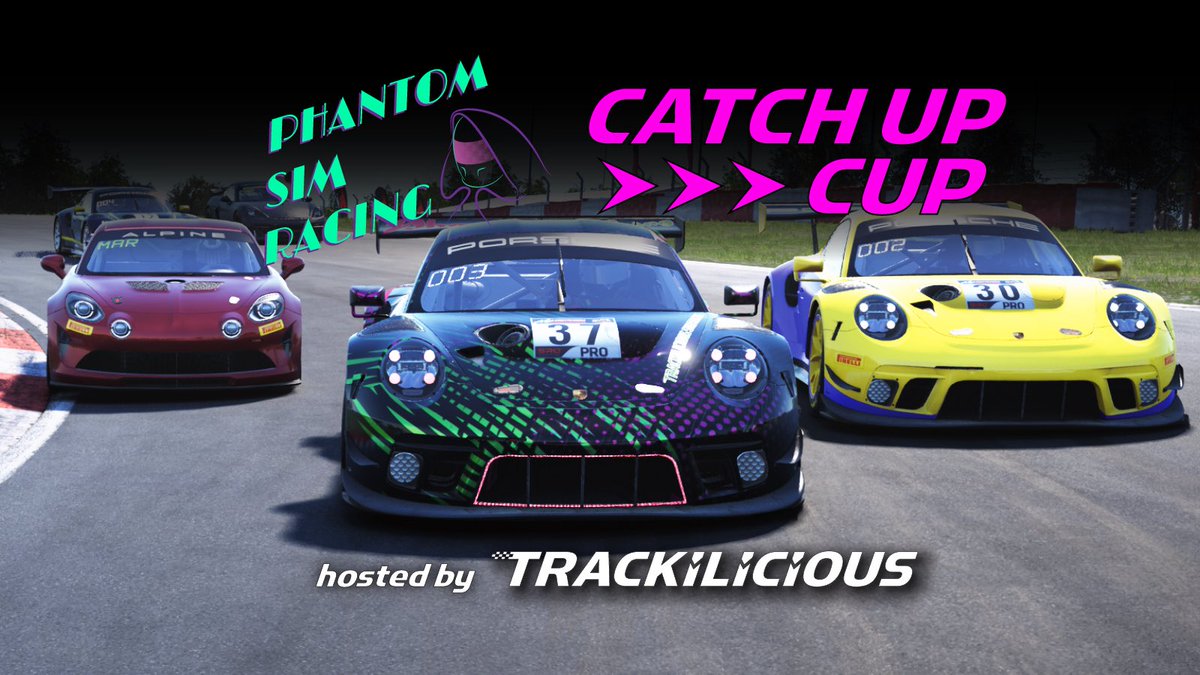 phantom_sim's tweet image. Hello Drivers Phantom Sim Racing and  @trackilicious1 have come together to bring you a new type of racing.  Welcome to the Catch Up Cup. thesimgrid.com/championships/…
Join our discord for more info: discord.gg/NrznaRQYWm