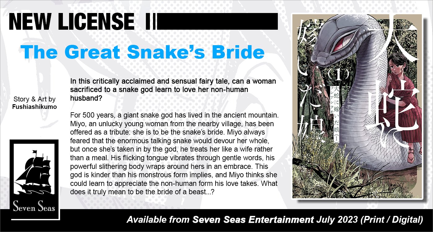 Seven Seas Entertainment on Twitter: "Brand-new license announcement