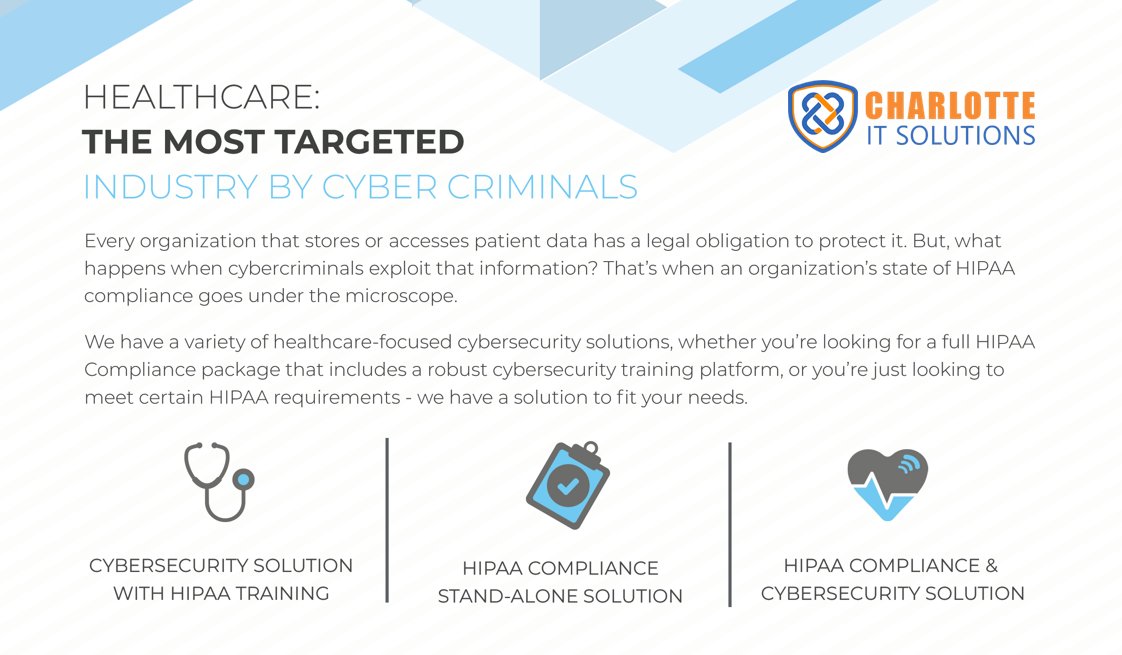 CYBERSECURITY MONTH: Is your medical practice prepared for a HIPAA review? If not, we can help. #cybersecurity #itsupport #itmanagement