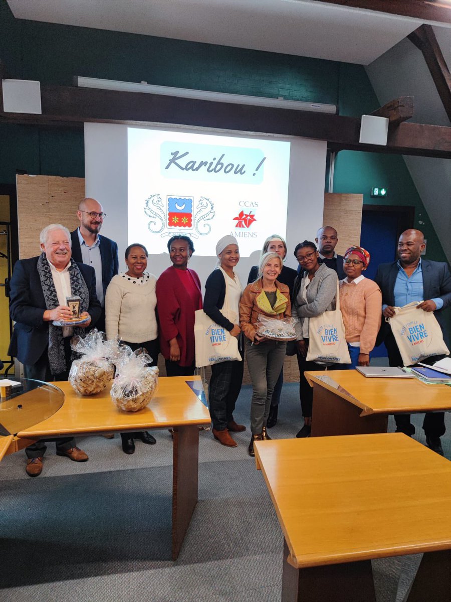 _MathildeRoy's tweet image. Réception de nos collègues et amis de Mayotte échanges convivialité partenariats dans la durée merci à tous