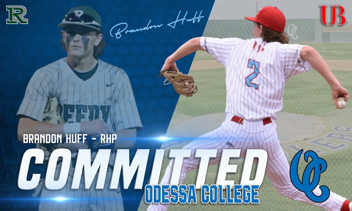 Brandon Huff (@brandonhuff2023) on Twitter photo I’m very blessed to announce that I’m committing to further my academic and athletic career at Odessa College! I’d like to thank God, my family, coaches, and teammates who’ve helped me along this journey.
<a href="/Velo_doc/">Dr. Tyler Winfield</a> <a href="/ReedyBaseball/">Frisco Reedy Lions Baseball</a> <a href="/OdessaCBaseball/">Odessa College Baseball</a> <a href="/Coach_KLay/">Kurtis Lay</a> @RicoReyes27 I’m very blessed to announce that I’m committing to further my academic and athletic career at Odessa College! I’d like to thank God, my family, coaches, and teammates who’ve helped me along this journey.
<a href="/Velo_doc/">Dr. Tyler Winfield</a> <a href="/ReedyBaseball/">Frisco Reedy Lions Baseball</a> <a href="/OdessaCBaseball/">Odessa College Baseball</a> <a href="/Coach_KLay/">Kurtis Lay</a> @RicoReyes27