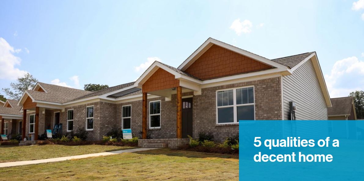 A decent home:
☑️ is affordable
☑️ safeguards a family’s health
☑️ is secure
☑️ is designed to be accessible
☑️ is safe
We believe everyone deserves to live in a home where they can thrive. Learn more about the qualities of a decent home.
habitat.org/stories/5-qual…