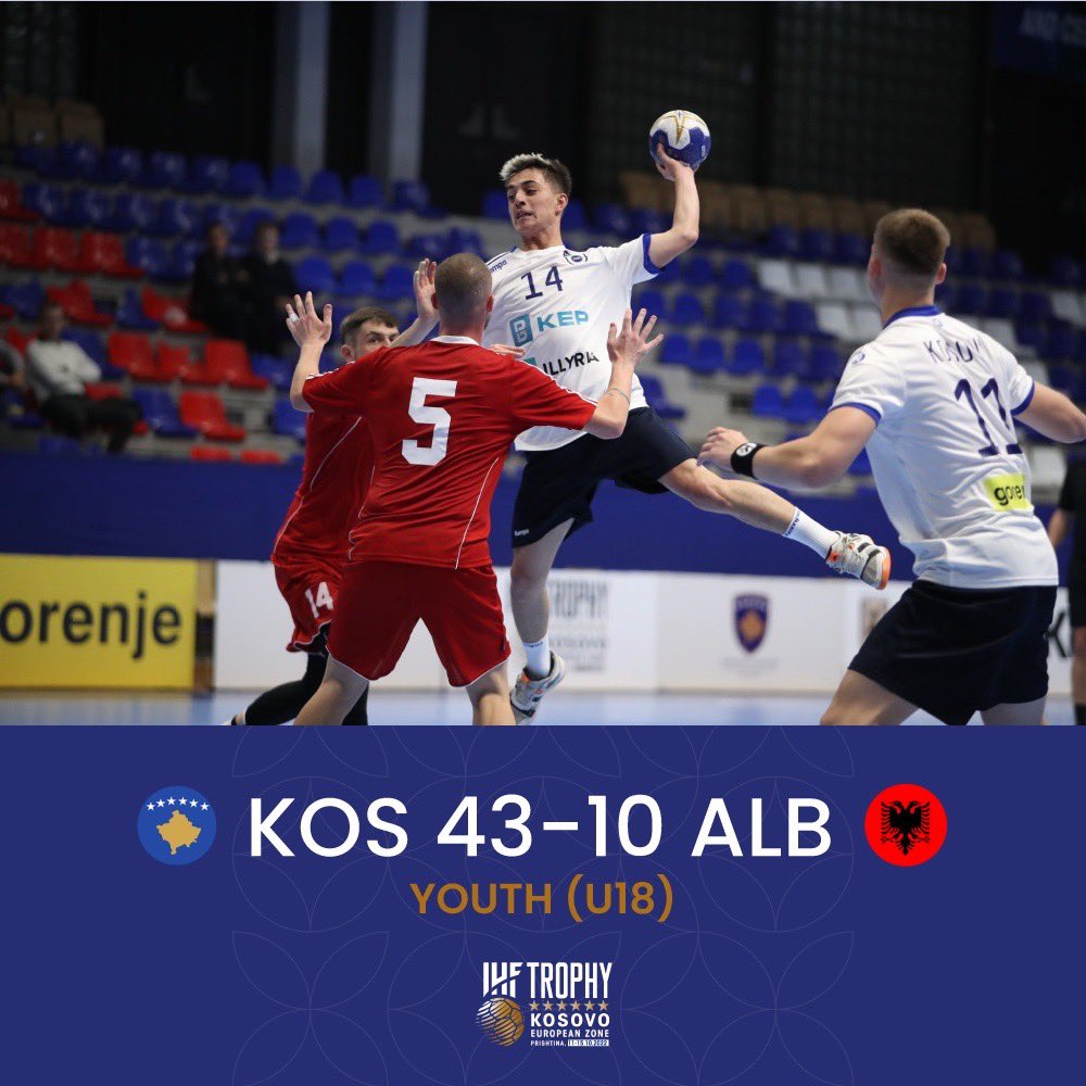 FHK_Zyrtare's tweet photo. And here is your full set of results from second day of the #ihftrophy u18 and u20 which held in Prishtina
#koshandball #ihf #ihftrophy https://t.co/JQGOGVKsMy
