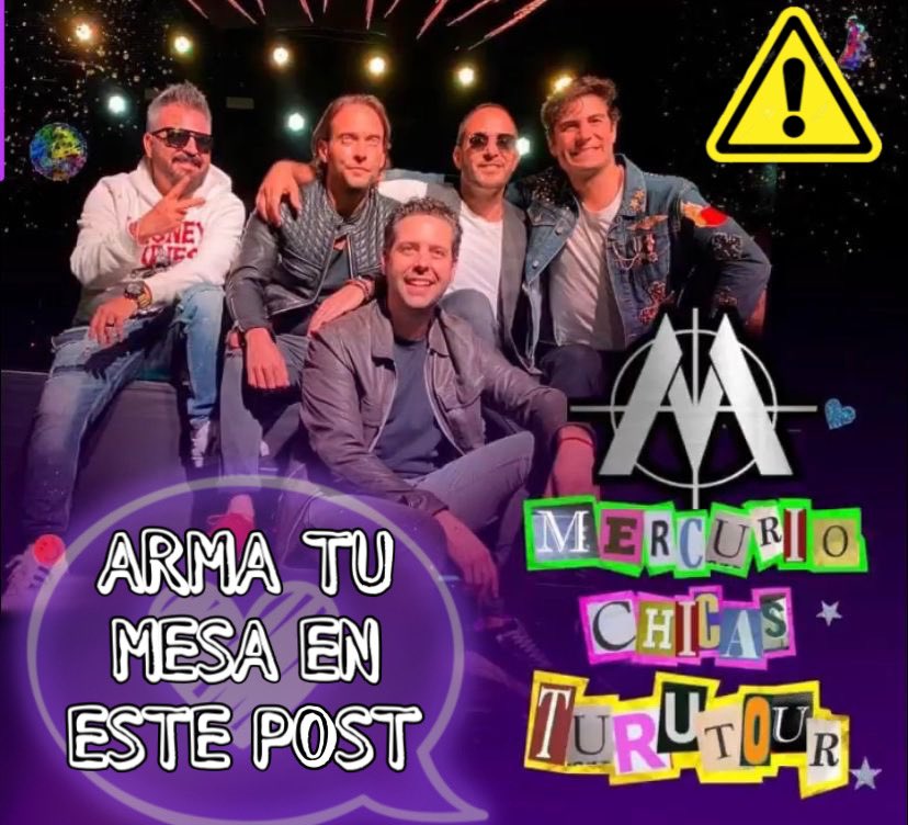 ORMMonterrey's tweet photo. Siguen completándose mesas!!! No se queden sin ir a ver a @GrupoMercurio este sábado en #Monterrey en el @DionLiveCenter 

Estará INCREÍBLE 🤩🎉💜 #ChicasTuruTour 

Entren en el post del link debajo y apúntense en la mesa q mas les lata 💜

https://t.co/j8KZKGf0rm https://t.co/hnKCf01b7N