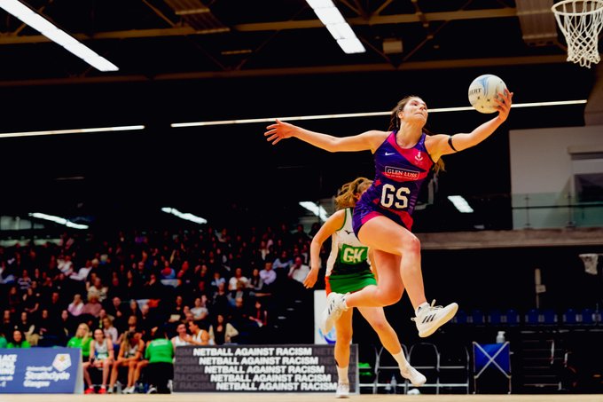 Beth Goodwin in action for Scotland against Northern Ireland, World Cup Qualifiers - October 2022