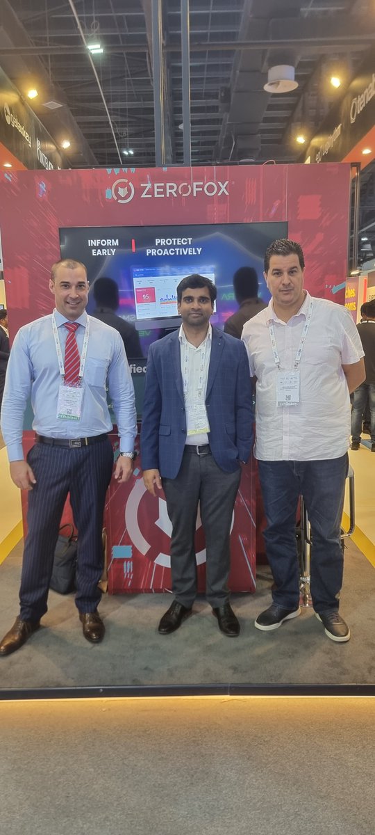 It's the last day of #CyberConMelbourne and  there are only 2 days left of <a href="/GITEX_GLOBAL/">GITEX GLOBAL</a> in Dubai! #TeamZeroFox and a few of our partners can't wait to see you at the events and talk external cybersecurity! Read about the events and where to find us here👇
zerofox.com/blog/zerofox-t…