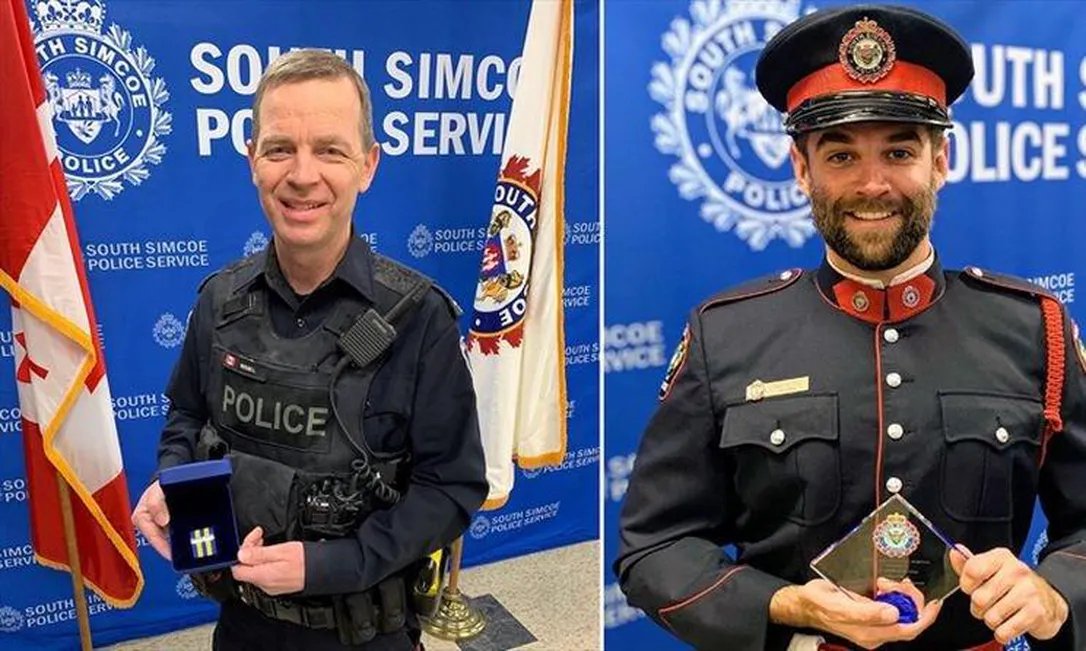 homicide_canada's tweet photo. Update: Officers Identified – Two South Simcoe police officers fatally shot in the line of duty in #Innisfil https://t.co/orzh2kF12o https://t.co/gCgY6lMP1g