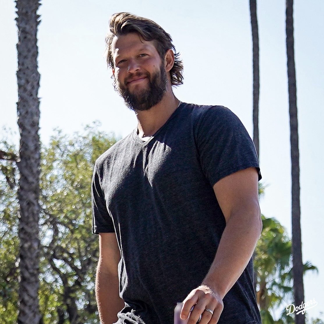 Game 2 starter, Clayton Kershaw.